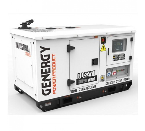 Генератор дизельный GENERGY GDS27T 22 кВт