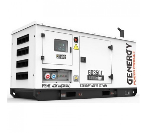 Генератор дизельный GENERGY GDS50T 37 кВт