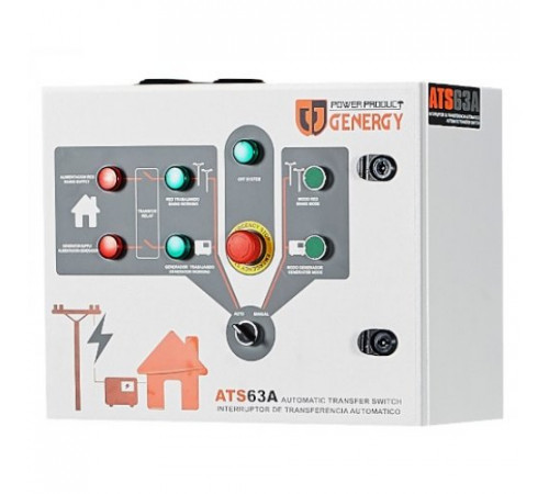 Блок автоматичного введення резерву для генератора GENERGY 630А