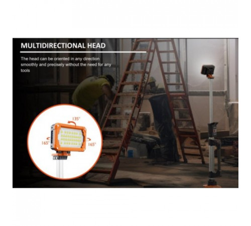 Світлова щогла акумуляторна GENERGY LED TOWER DIRECT 100 4000Лм 1,4м