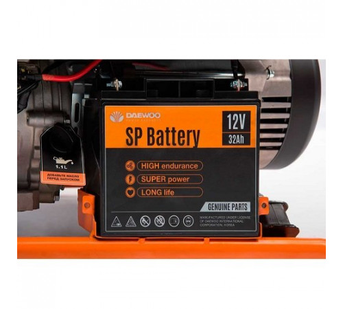 Генератор бензиновий DAEWOO GDA-7500E 6,5 кВт