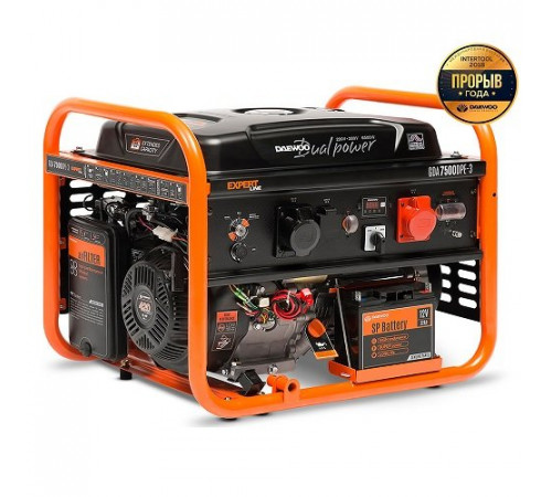 Генератор бензиновий DAEWOO GDA-7500DPE-3 6,5 кВт