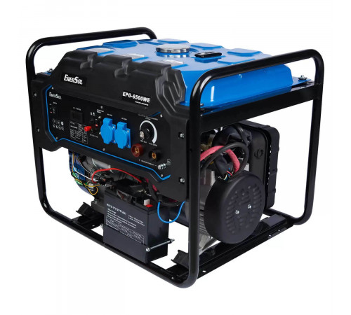 Генератор бензиновый зварювальний EnerSol EPG-6500WE