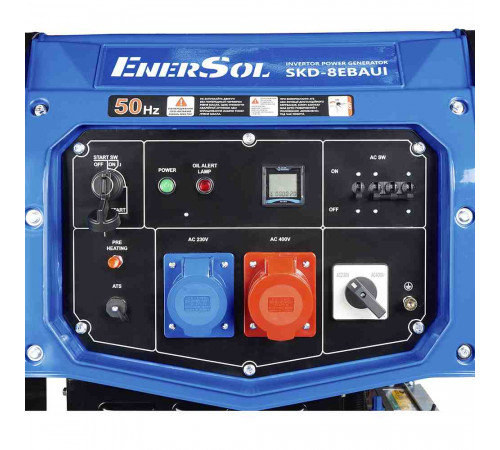 Генератор інверторний дизельний EnerSol SKD-8EBAUI