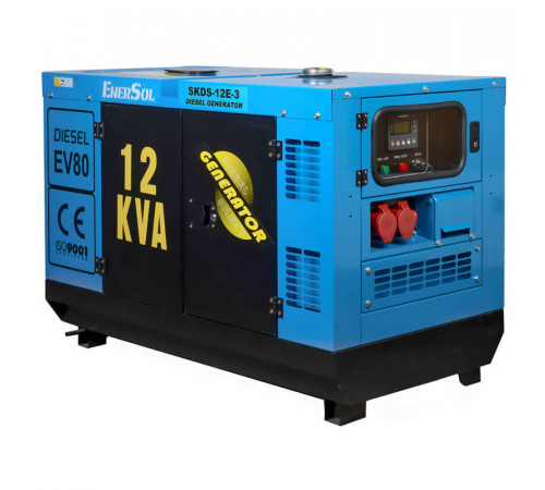 Генератор дизельний EnerSol SKDS-12E-3B