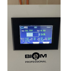 Акумуляторна батарея Biom Professional BALFP-512300-V2 48В (51.2В) 15кВтч з автоматами на корпусі та новим великим сенсорним екраном