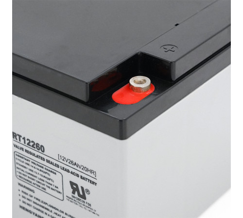 Аккумуляторная батарея AGM RITAR RT12260, Gray Case, 12V 26.0Ah (166 х 178 х125 ) Q1