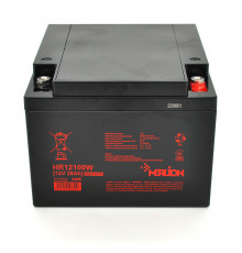 Акумуляторна батарея MERLION HR12100W, 12V 28Ah Black ( 166 х 175 х 125 (125) )