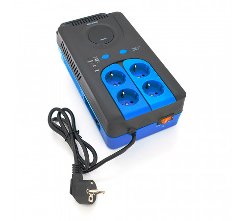 Стабілізатор напруги релейный Green Wave Winchester 1000VA (700Вт), 4xShuko, DC140-260V, AC220±8%, BOX, Q4