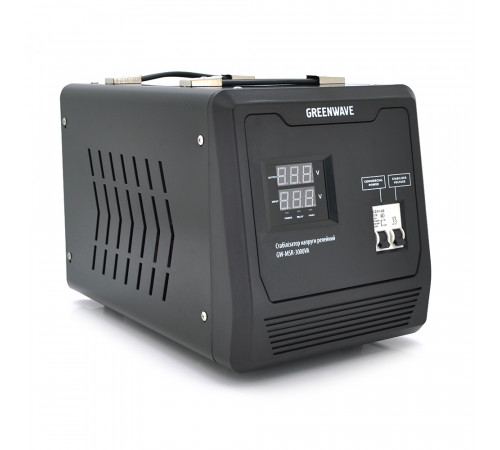 Стабилизатор напряжения релейный Green Wave Mauser 3000VA (2100Вт), клеммные колодки, DC140-260V, AC220±8%, BOX