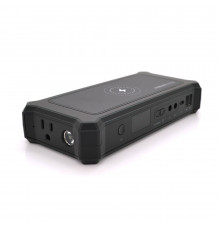 Портативний PowerBank потужністю 100W, 27000mAh (99.9Wh), 2xUSB-A Output: 5V/3.5A, DC Output: 12V/10A, Wireless Charger: 10W, LED, Q6