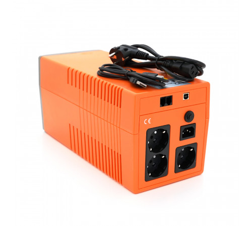 ДБЖ MAKELSAN Lion1500VA (900W) Standby-L, LCD, 170-280VAC, AVR 1st, 3xSCHUKO socket, 2x12V9Ah, Plastic Case ( 150 х 353 х 162 )
