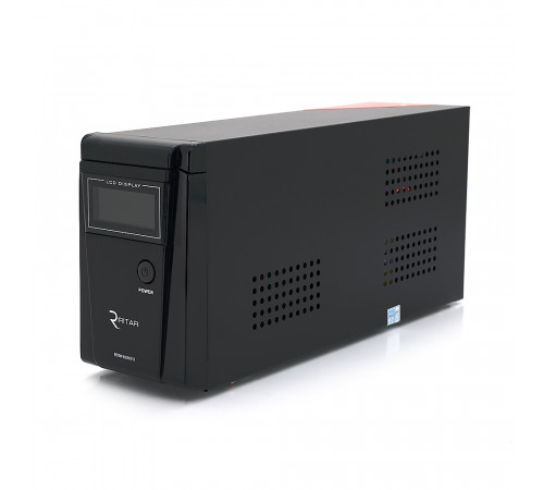 ДБЖ з правильною синусоїдою RITAR RTSW-600ND12 LCD, 12В, під зовнішній АКБ, Q4 (320*132*210) 4,2 кг (236*85*130)