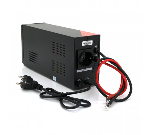 ДБЖ з правильною синусоїдою RITAR RTSW-600ND12 LCD, 12В, під зовнішній АКБ, Q4 (320*132*210) 4,2 кг (236*85*130)