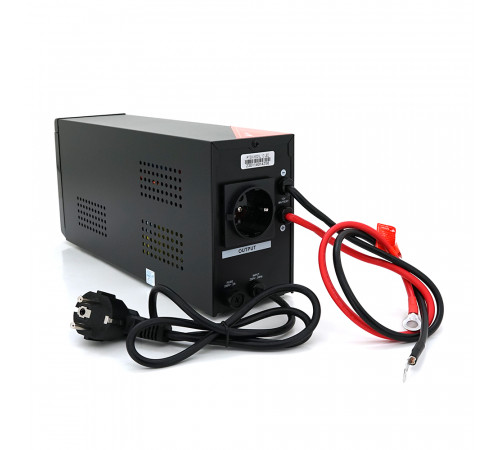 ДБЖ з правильною синусоїдою RITAR RTSW-600NL12 LED (360Вт), 12В, під зовнішній АКБ, Q4 (320*132*210) 4,2 кг (236*85*130)