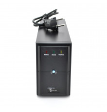 ДБЖ Ritar E-RTM500 (300W) ELF-L, LED, AVR, 2st, 2xSCHUKO socket, 1x12V7Ah, metal Case. Q4 (365*130*210) 4,8 кг (310*85*140)