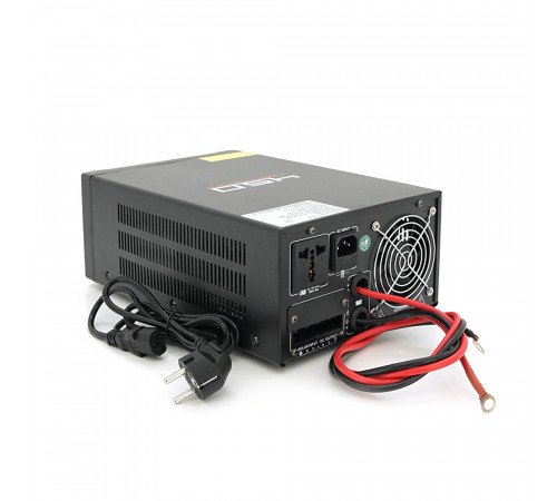 ДБЖ з правильною синусоїдою Patriot NB50112 (500Вт), 12В, струм заряду до 15А, під зовнішній АКБ (AGM/Gel), РК дисплей, Q2