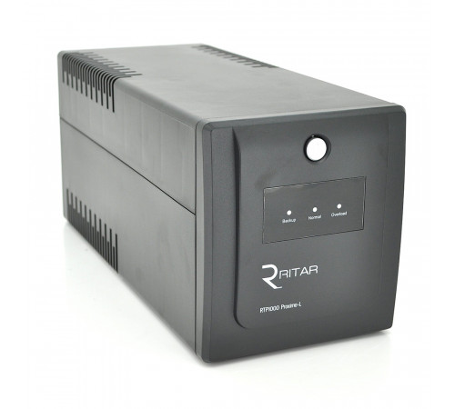 ДБЖ Ritar RTP1000 (600W) Proxima-L, LED, AVR, 3st, 4xSCHUKO socket, 2x12V7Ah, plastik Case ( 460 x 225 x 245 ) Q2 ДБЖ Ritar RTP1000 (600W) Proxima-L, LED, AVR, 3st, 4xSCHUKO socket, 2x12V7Ah, plastik Case ( 460 x 225 x 245 ) Q2