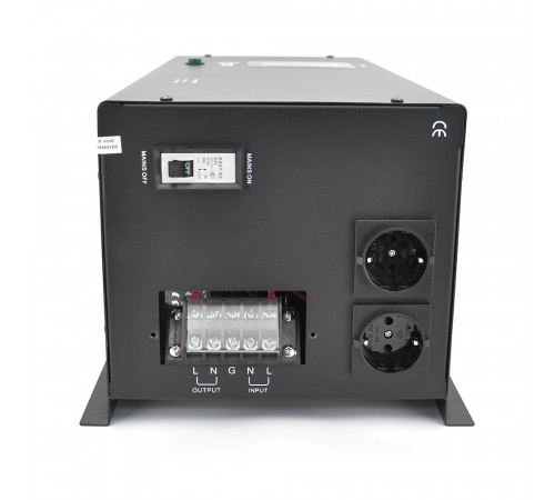 ДБЖ з правильною синусоїдою Europower PSW-EP3000WM24 (2100 Вт) 20А, настінний, під зовнішню АКБ 24В, Q1 640*335*325 19,9 кг