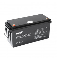 Акумуляторна батарея Must LiFePO4 LP15-12200 12,8V 200Ah, 2,56kWh, BMS100A@4S, 6000 cycles, 502x185x243, 23kg