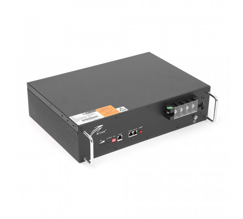 Аккумуляторная батарея Ritar LiFePO4 25,6V 100Ah 2560Wh для монтажа в стойку (522 х 240 х 219(224)), 23kg Q1