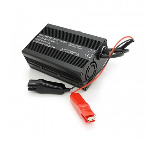 Зарядний пристрій для акумуляторів LiFePo4 72V(87,6V),24S,3,5A,+ крокодили,135x90x50mm