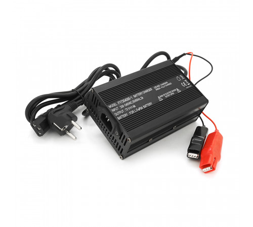 Зарядное устройство для аккумуляторов LiFePo4 60V(73V),20S,4A, + крокодилы,135x90x50mm Зарядное устройство для аккумуляторов LiFePo4 60V(73V),20S,4A, + крокодилы,135x90x50mm