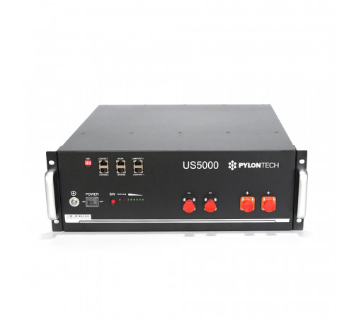 Аккумуляторная батарея Pylontech US5000 100AH/48V ((Ш)442*(В)161*(Г)420), 38kg (без кабелей для инвертора)