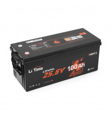 Акумуляторна батарея LiFePO4 Litime 24V 100Ah BT, 1200Wh, BMS 100A, 532*207*215мм