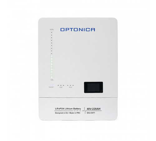 Аккумуляторна батарея Optonica LiFePO4 Battery 48V 228Ah , 10944Wh 15S (100/150A),500*230*650mm, 88kg