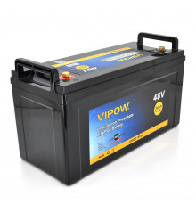 Аккумуляторная батарея Vipow LiFePO4 51,2V 30Ah со встроенной ВМS платой 40A, 48V (550*210*220)