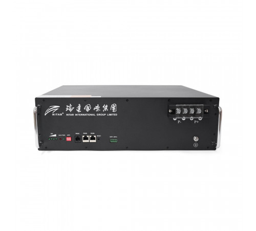 Акумуляторна батарея Ritar LiFePO4 51.2V 50Ah 2560Wh для монтажу у стійку ( 442 x400 х 130.5) Q1