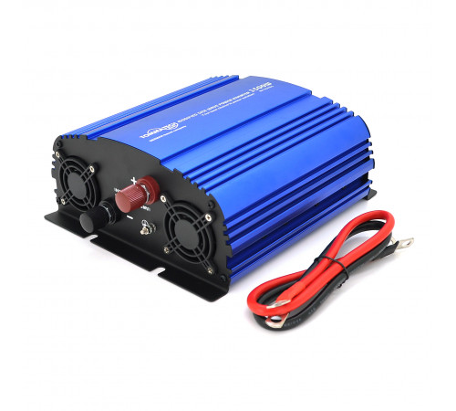 Інвертор напруги Tommatech MS-1500, 24V/220V, 1500W з апроксимованою синусоїдою, 2Shuko, USB, клемні дроти, 6 запобіжників, Q4