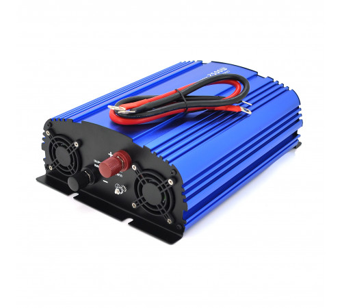 Інвертор напруги Tommatech MS-2500, 24V/220V, 2500W з апроксимованою синусоїдою, 2Shuko, USB, 2*клемні дроти, 10 запобіжників, Q2