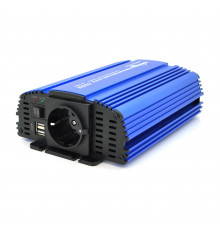 Інвертор напруги Tommatech MS-600, 24V/220V, 600W з апроксимованою синусоїдою, 1Shuko, USB, клемні дроти, АЗУ+ затискачі, Q15