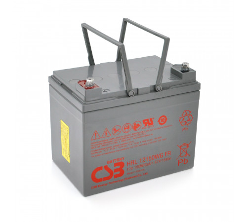 Аккумуляторная батарея CSB HRL12150WFR, 12V 38Ah (195х130х172мм)