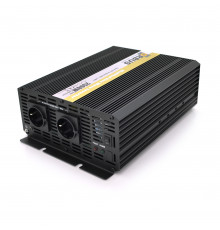 Інвертор напруги ORBUS ORMS2500 (2500Вт), 12/220V, approximated, 2 Shuko, 2 клемні дроти, 9 запобіжників, Box.Q20