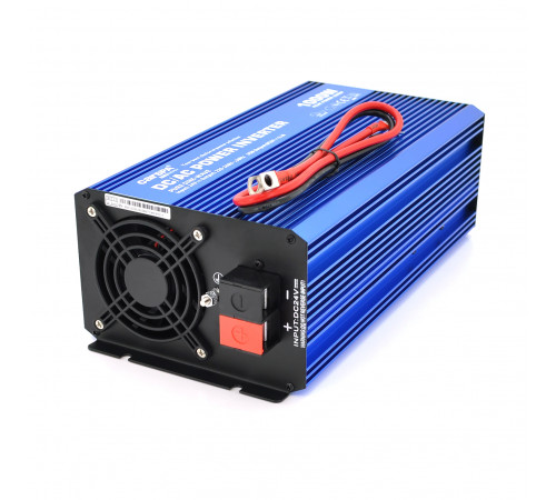Інвертор напруги Carspa-SINUS P1000-242 (1000Вт), 12/220V, 1xShuko, 1USB, клеми, Box Q4