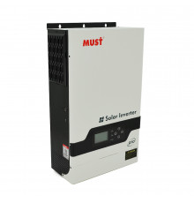 Гiбрiдне ДБЖ  MUST PV18-5248PRO, 5200W, 48V, ток заряда 1-60A, 160-275V, MPPT (80А, 450 Vdc)