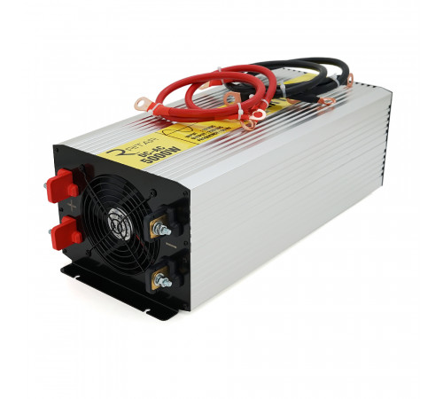 Інвертор напруги RITAR RSC-5000, 12V/220V, 5000W з правільною синусоїдою, 2xShuko, 1xUSB, клемні дроти, клемні колодки, BOX, Q2