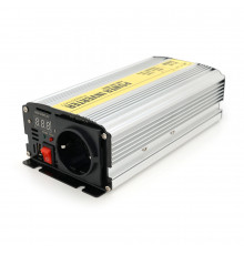 Інвертор напруги RITAR RSC-500, 12V/220V, 500W з правільною синусоїдою, 1xShuko, 1xUSB, клемні дроти, BOX, Q20