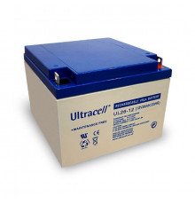 Акумуляторна батарея Ultracell UL26-12 AGM 12V 26 Ah  (167x 175 x 125) White Q1/180