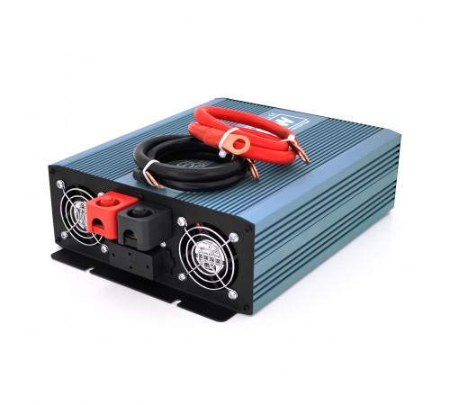 Інвертор напруги Mexxsun MXS-2000, 12V/220V, 2000W з модифікованою синусоїдою, 2 Shuko, клемні дроти, Q4