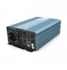 Інвертор напруги Mexxsun MXS-1000, 24V/220V, 1000W з модифікованою синусоїдою, 1 Shuko, клемні дроти, Q4