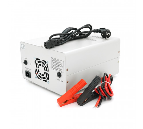 Зарядное устройство для аккумуляторов QCL-B30, AGM/LiFePO4, output:48V, 5А-40А, крокодилы, 290x247x157mm