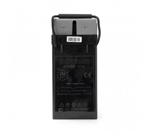 Акумуляторна батарея MONBAT FRONT TERMINAL 12MVR155L AGM 12V/155 Ah, 555x125x276 мм, 50,8 кг