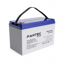 Акумуляторна батарея PANTEC  100-12 GEL 12V 100 Ah (330 x 173 x 218), 30.4 kg Grey Q1/48