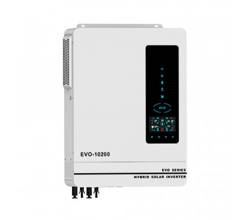 Гібридний інвертор ANERN SCI-EVO-10200 48V, струм заряду 160А, MPPT(90-450В), 530x390x130mm, 14.5кг