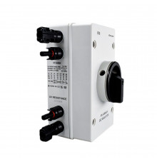 Ручний вимикач DC1000-GL, 1000V, 20A, 4P, IP66, Grey