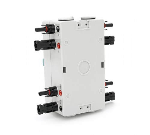 Ручной выключатель Risin, 1000V, 32A, 4P, IP66, вход лево-право, Grey